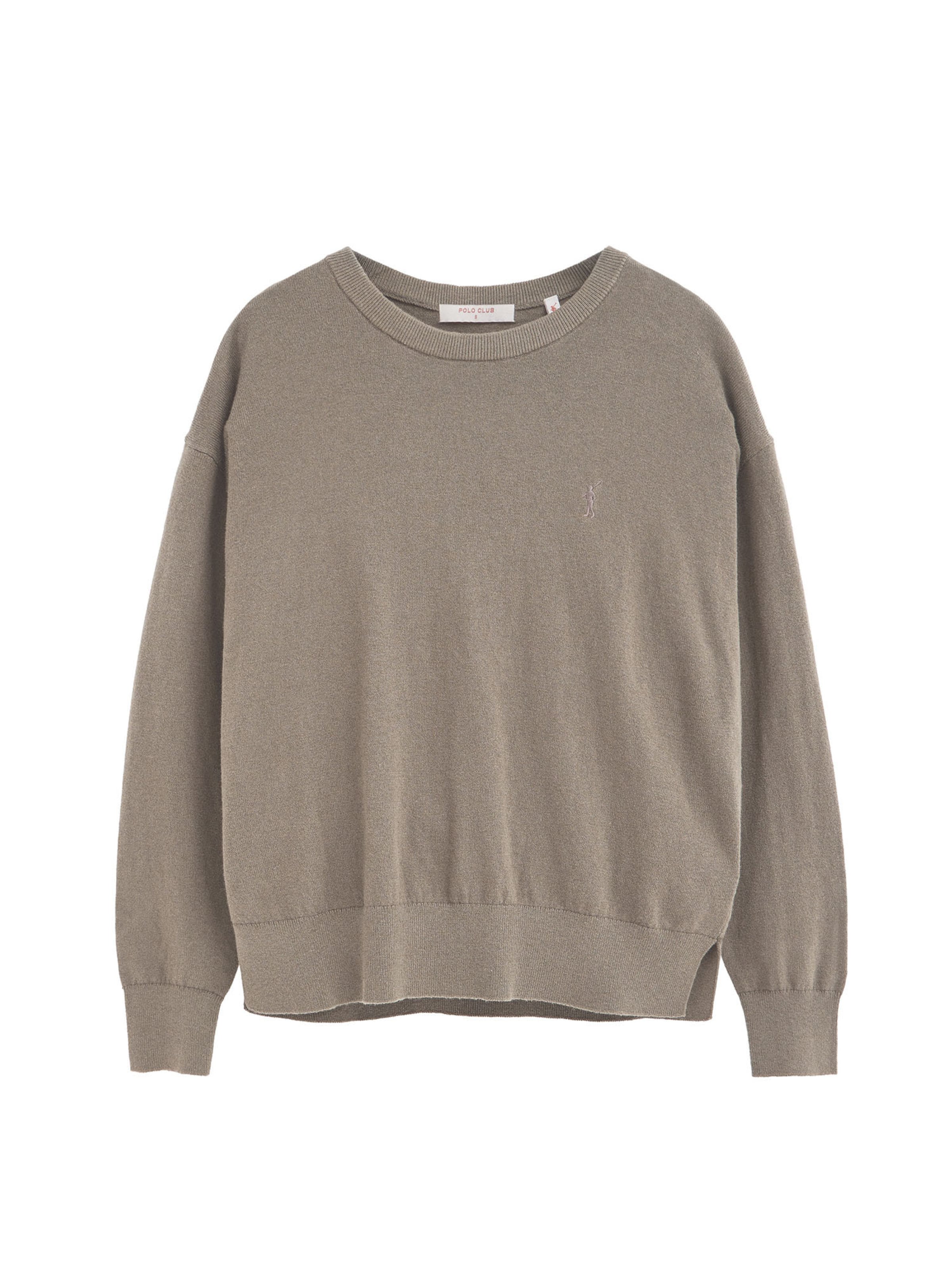 Polo Club Pullover 'RIGBY' in Braun: Vorderseite