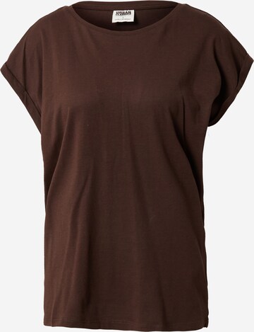 T-shirt Urban Classics en marron : devant