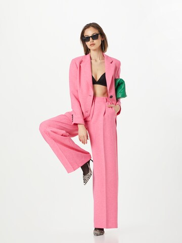 Nasty Gal Wide Leg Hose 'Tracy' in Pink
