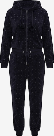 Ulla Popken Jumpsuit in Schwarz: Vorderseite