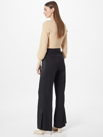 Tiger of Sweden Flared Pleated Pants 'IREZ' in Black