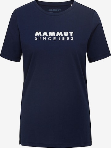 MAMMUT Funktionsshirt in Blau: Vorderseite