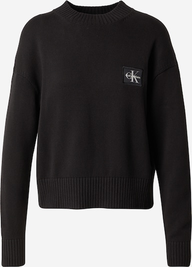 Megztinis iš Calvin Klein Jeans, spalva – juoda / balta, Prekių apžvalga