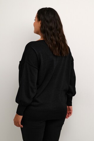 KAFFE CURVE Pullover 'Regitta' in Schwarz