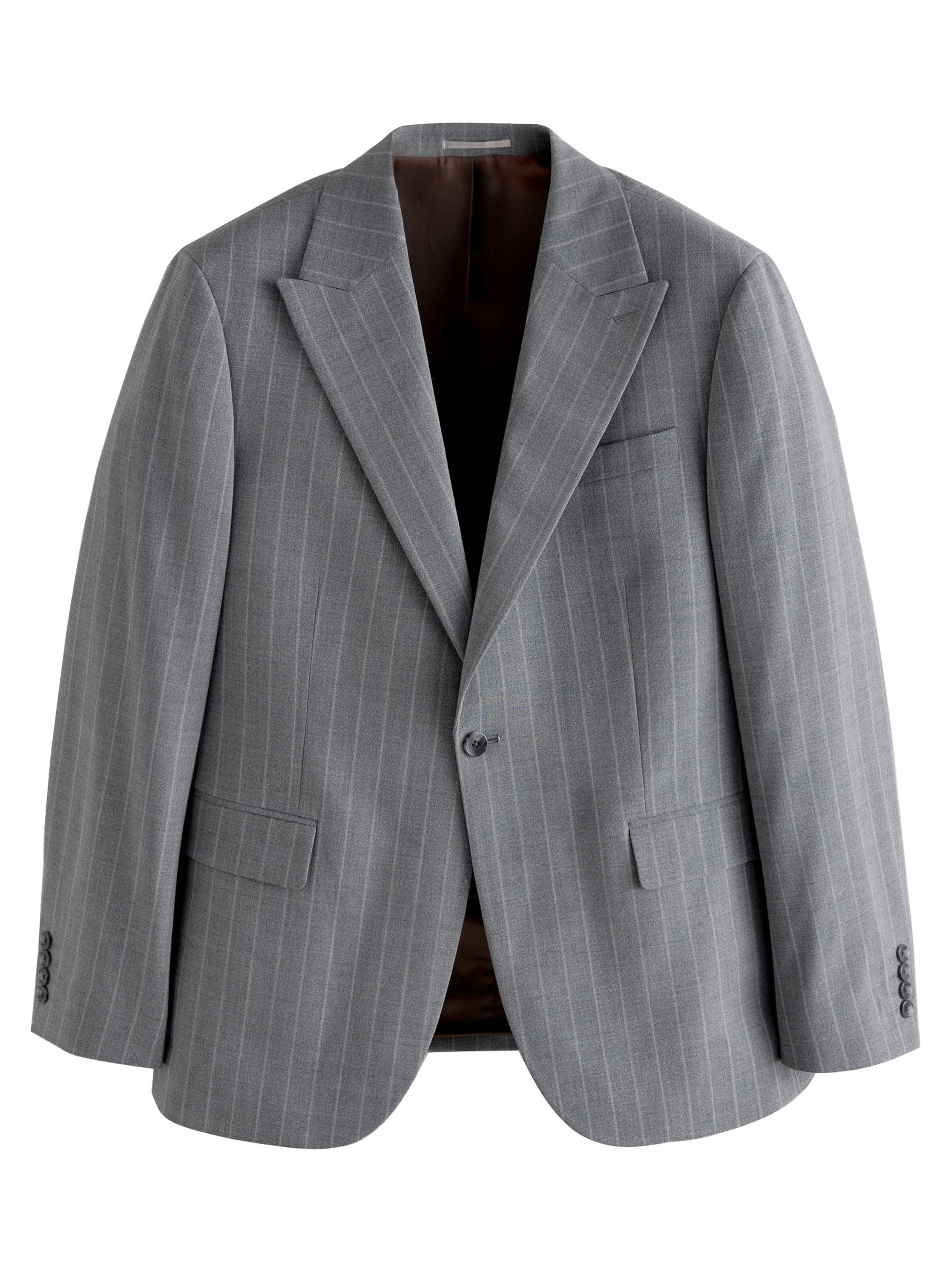 Coupe regular Veste de costume Next en gris : devant