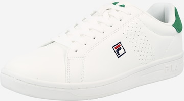 FILA Låg sneaker 'CROSSCOURT' i vit: framsida