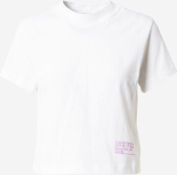 Calvin Klein Jeans Shirt in White: front