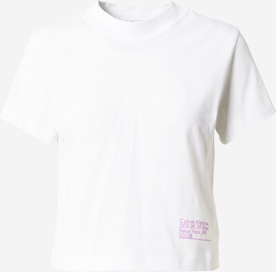 Calvin Klein Jeans Shirt 'ADDRESS' in Orchid / White, Item view