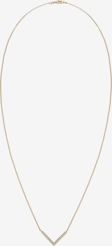 ELLI Halskette 'V-Kette, Geo' in Gold: Vorderseite