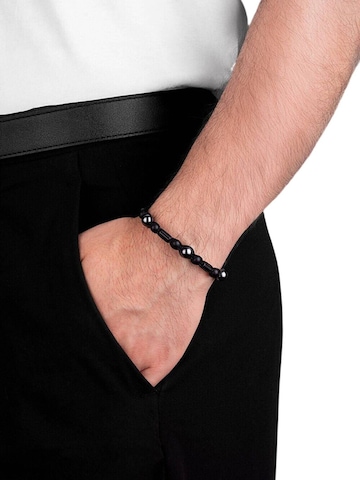 So Chic Armband in Schwarz: Vorderseite