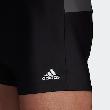 ADIDAS SPORTSWEAR - Calções de banho desportivos 'Colorblock ' em preto