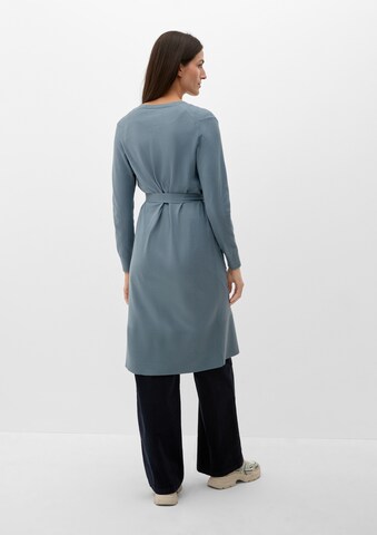 s.Oliver Knitted Coat in Blue