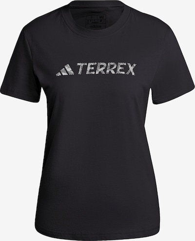 ADIDAS TERREX Funktionsshirt 'Classic' in schwarz / weiß, Produktansicht