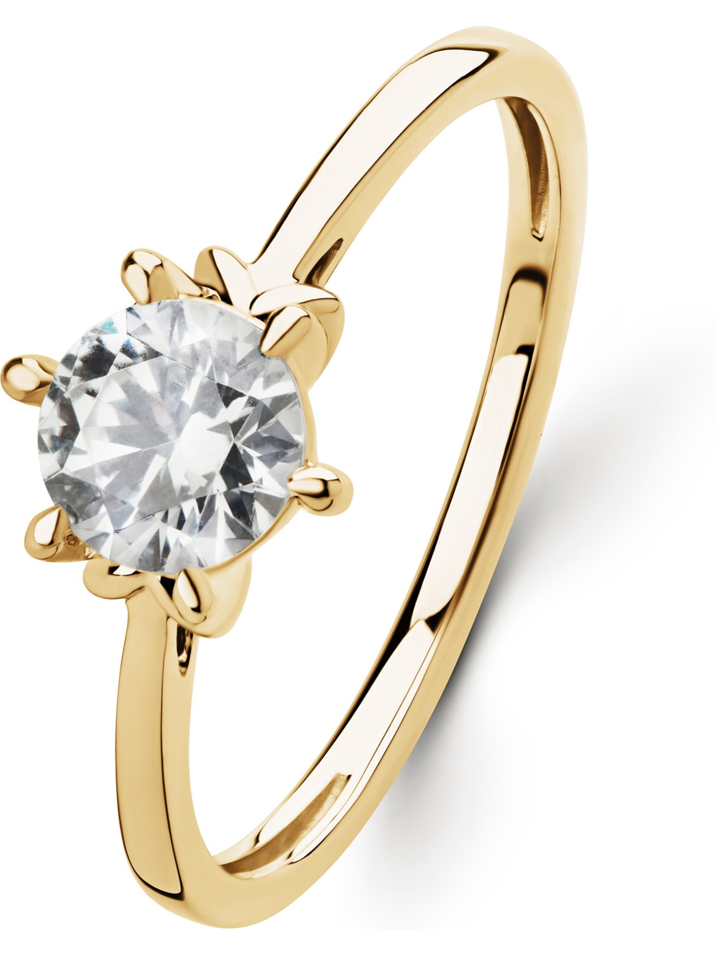 CHRIST Ring in Gelb: Vorderseite