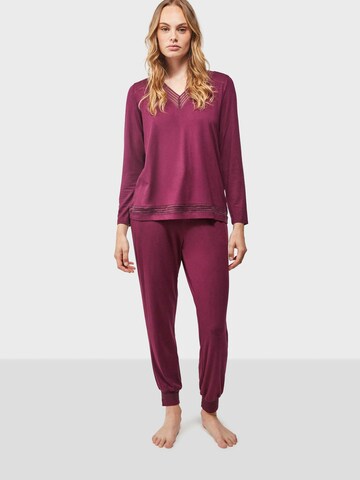 Gisela - Pijama 'Set' en lila: frente
