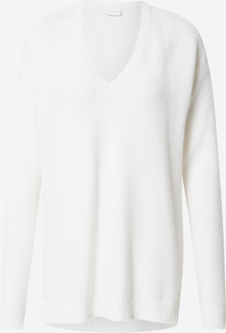 VILA Sweater 'LAINE' in White: front