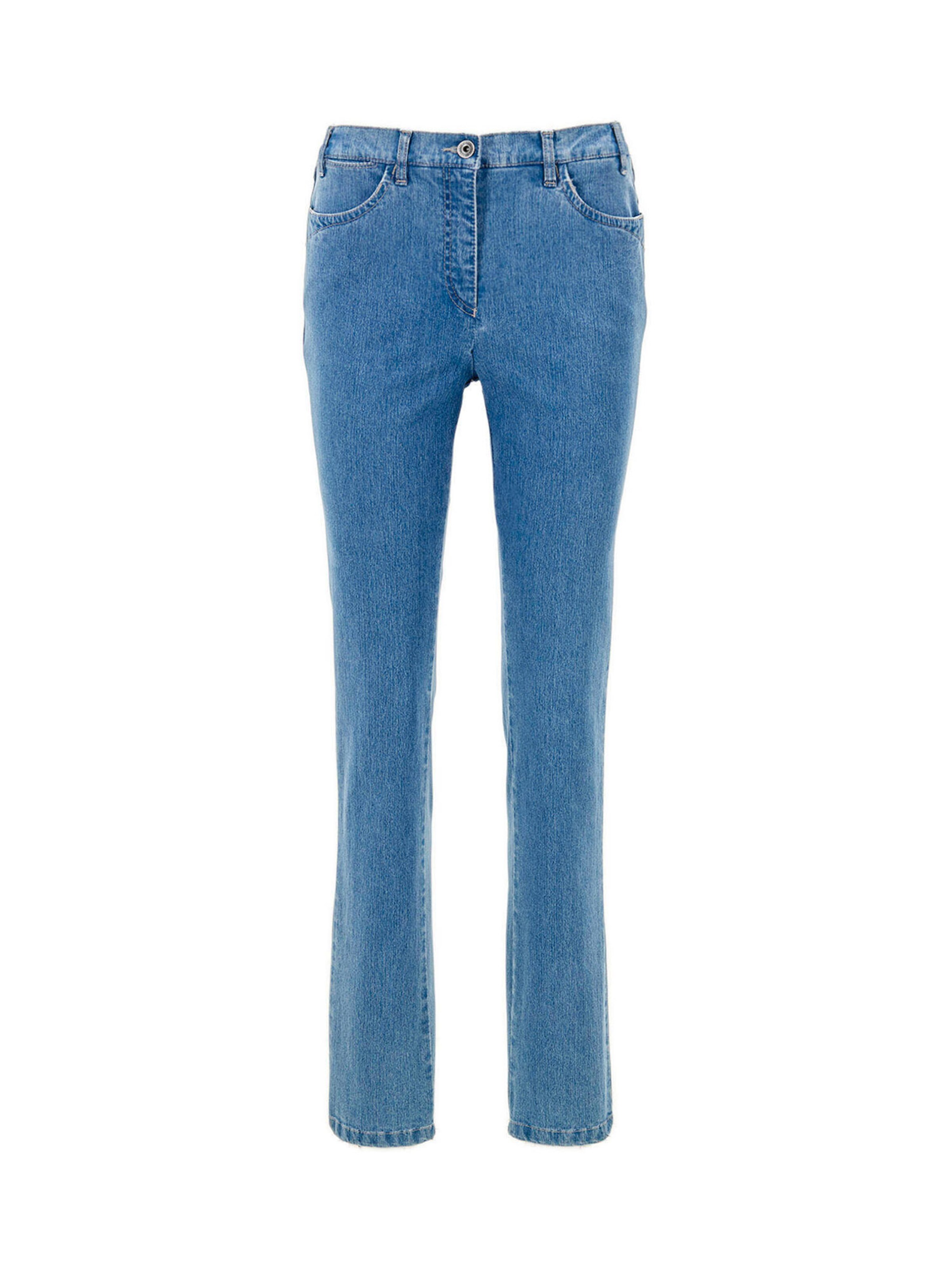 Goldner Slim fit Jeans 'Carla' in Blue: front