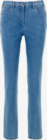 Goldner Slimfit Jeans 'Carla' in Blauw: voorkant