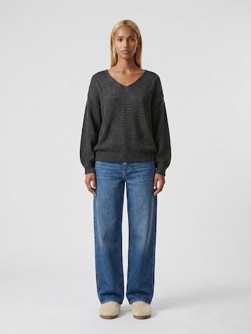 americandreams Oversized sweater 'Milana Cotton' in Black