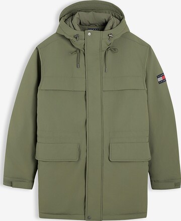 Tommy Jeans Between-seasons parka in Green: front