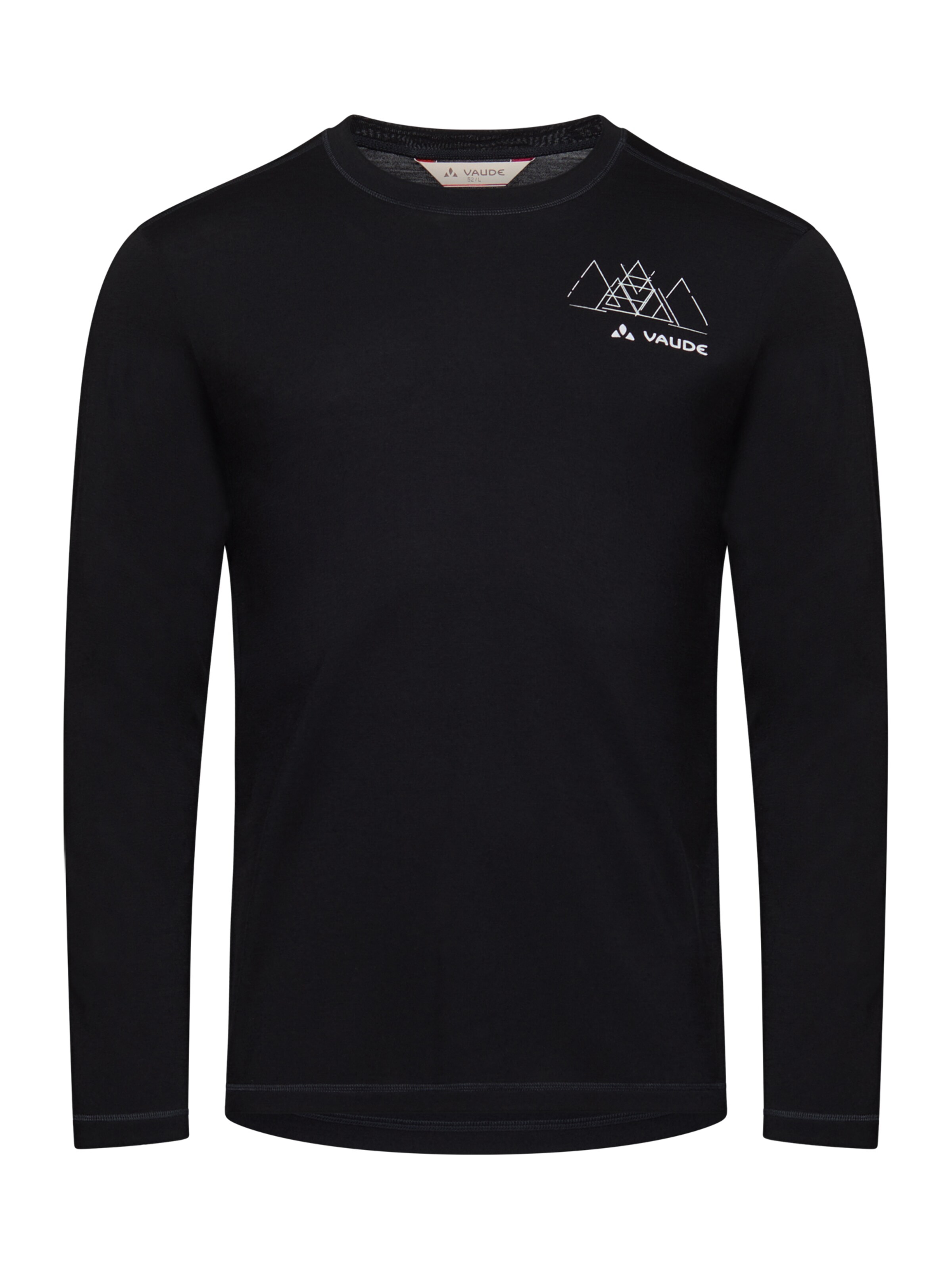 VAUDE Performance shirt 'Monviso' in Black: front