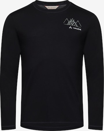 VAUDE T-Shirt 'Monviso' in Schwarz: Vorderseite