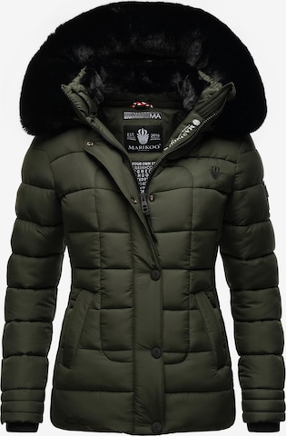 Veste d’hiver 'Qesraa' MARIKOO en vert : devant