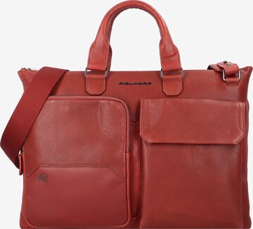 Piquadro Document Bag in Red: front