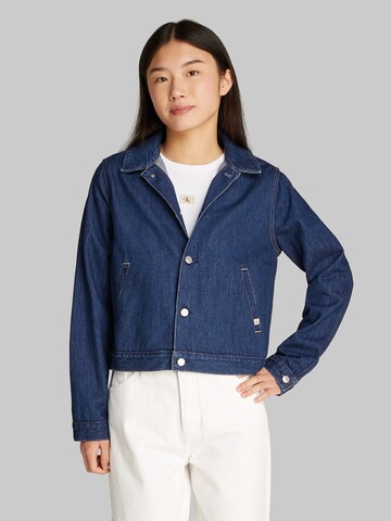 Calvin Klein Jeans Демисезонная куртка в Синий: спереди