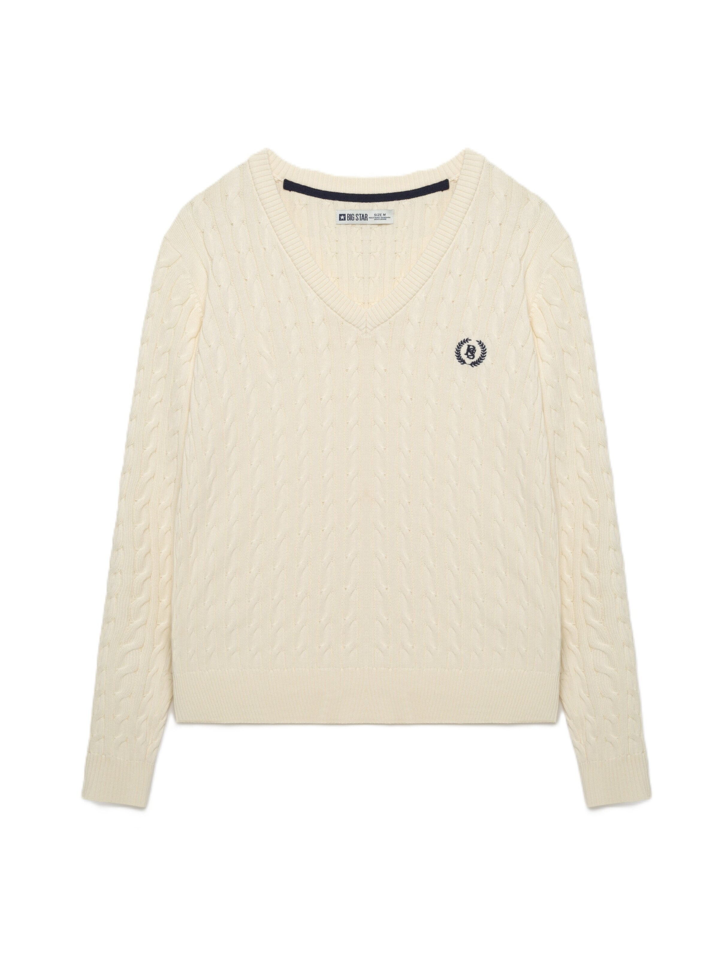 BIG STAR Sweater 'Nisa' in Cream / Black, Item view
