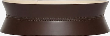 Haute Cuir Gürtel 'Slim Sablier Corset Belt' in Braun: Vorderseite