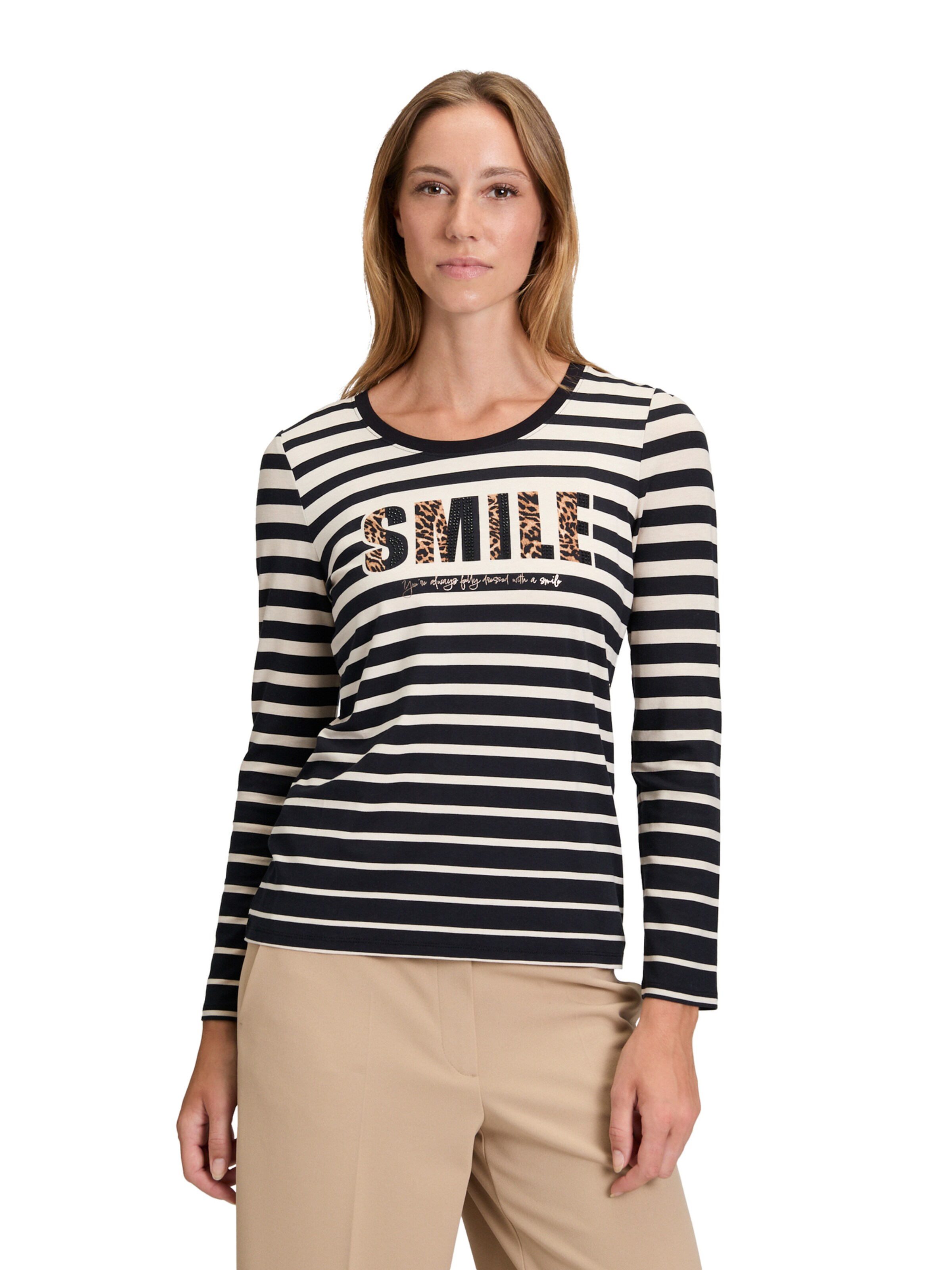 T-shirt Betty Barclay en noir : devant