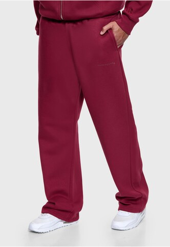 Dropsize Regular Broek in Rood