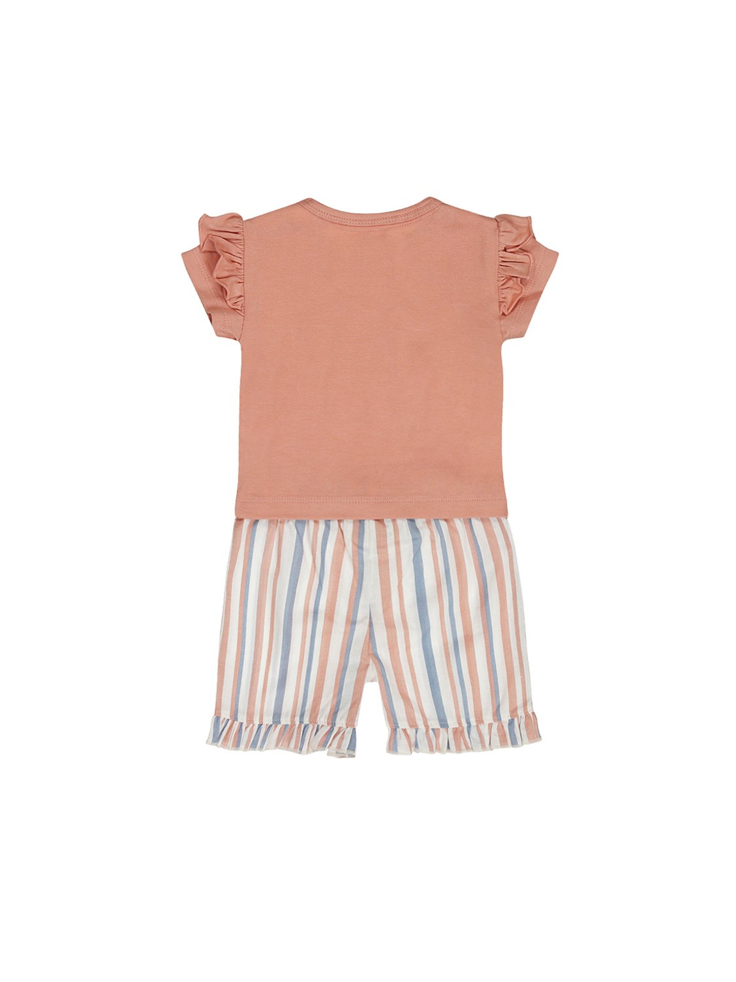 Dirkje Set '2 pc set, T-shirt, Shorts' in Pink