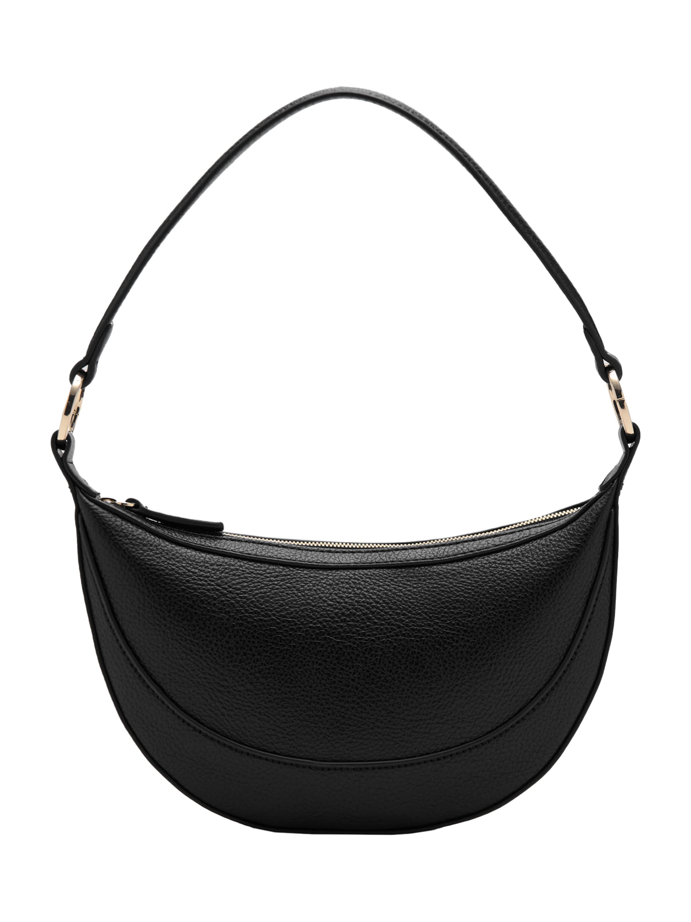 MANGO Schoudertas 'NESS' in Zwart: voorkant