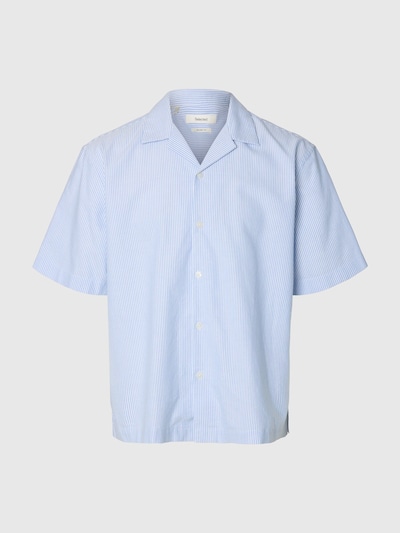 SELECTED Camisa en azul claro / blanco, Vista del producto