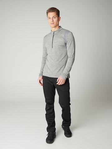 PROTEST Sports sweatshirt 'PRTSTRAYED' in Grey