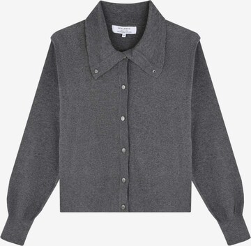 Scalpers Knit Cardigan in Grey: front