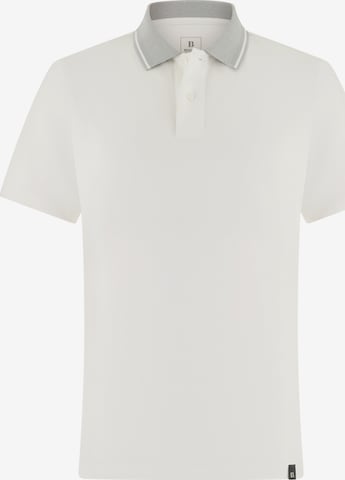 Boggi Milano Poloshirt in Weiß: Vorderseite
