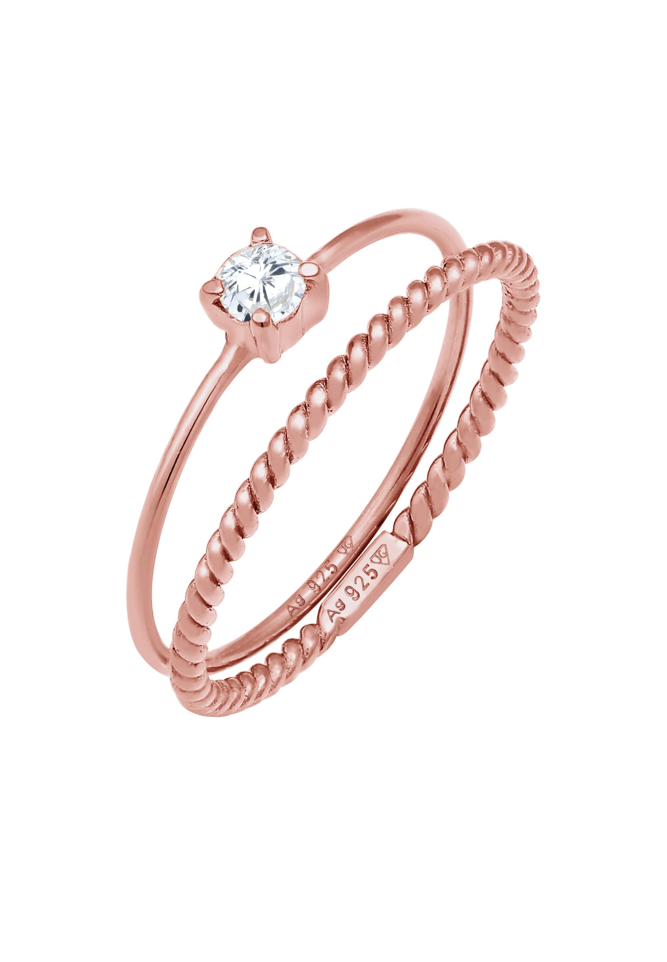 ELLI Ring in Goud: voorkant