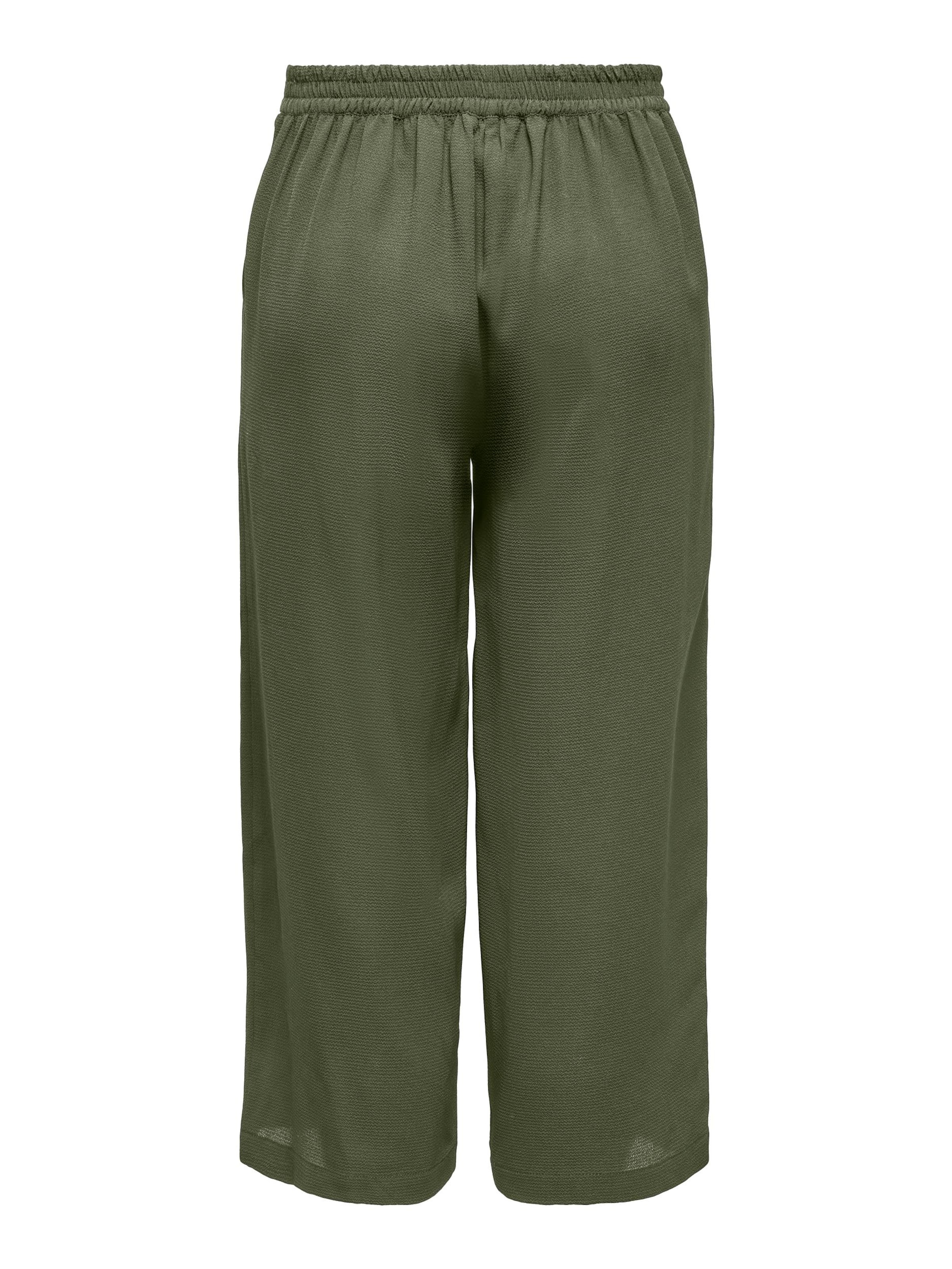 ONLY Loose fit Pleat-front trousers 'ONLNova' in Green