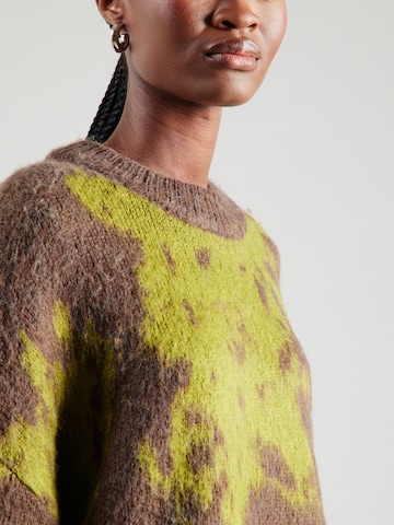 Pull-over oversize 'KATRINA' TOPSHOP en vert
