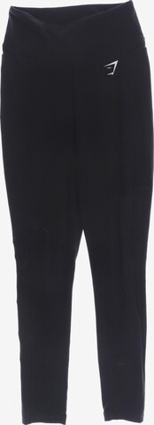 GYMSHARK Pants in S in Black: front