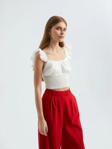 Hiccup Blouse in White