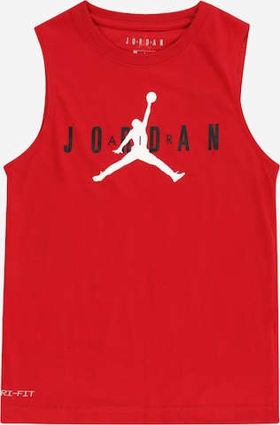 Jordan Functioneel shirt in Rood: voorkant