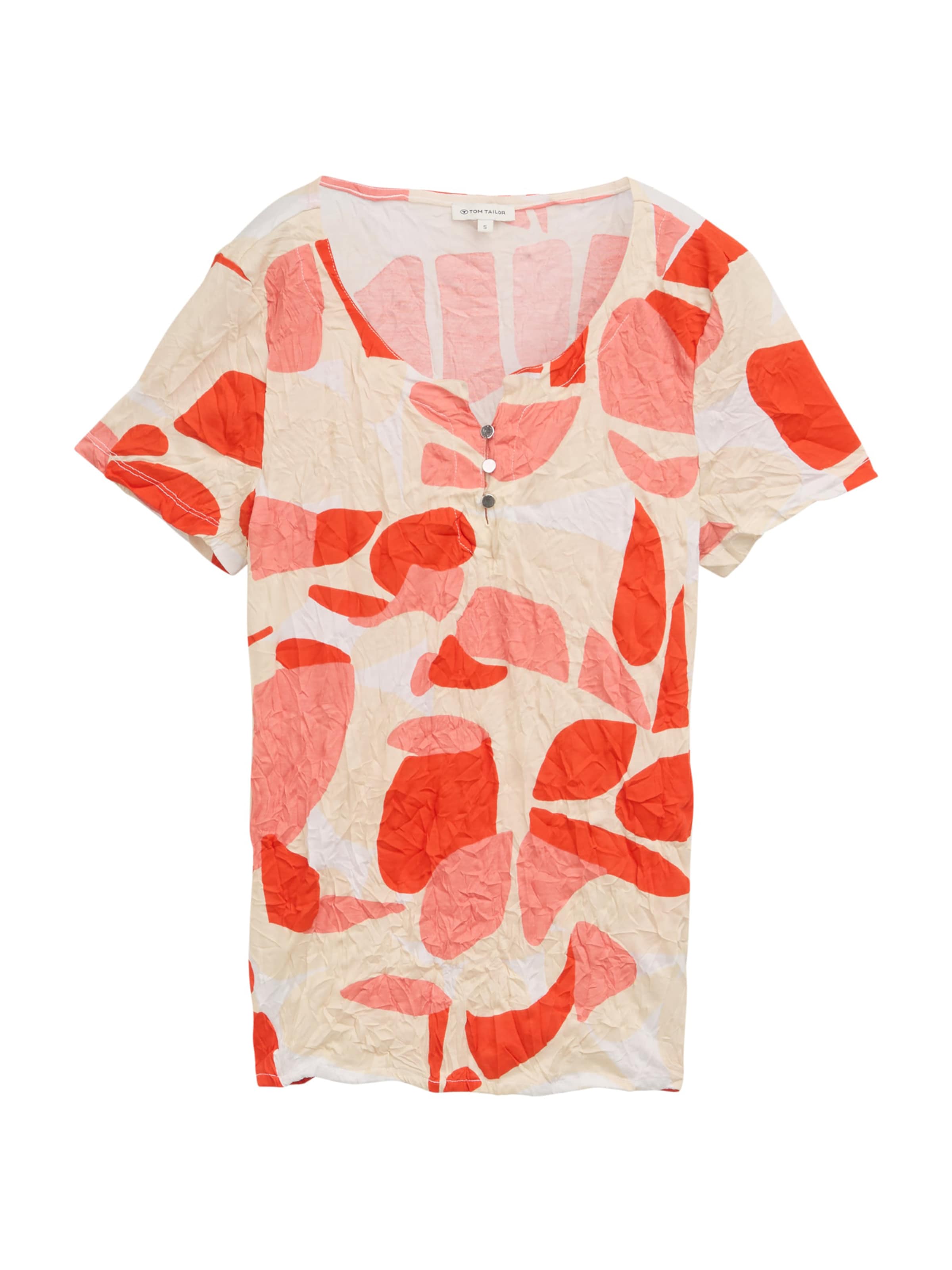 TOM TAILOR Shirt in Rood: voorkant