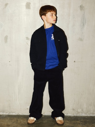 NAME IT - Sudadera con cremallera en negro