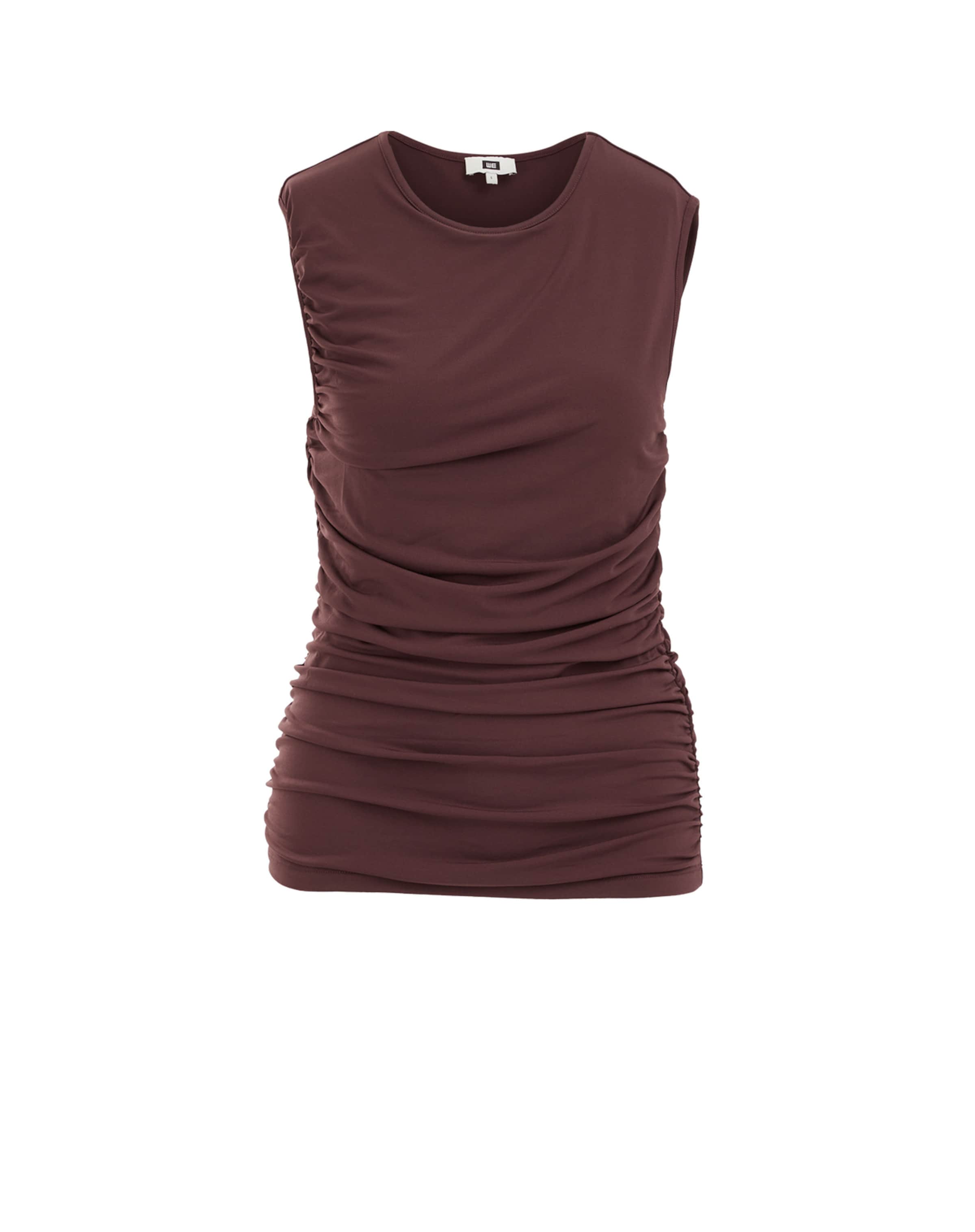 WE Fashion Топ в лилав: отпред