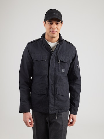 Vintage Industries Демисезонная куртка 'Cranford' в Черный: спереди