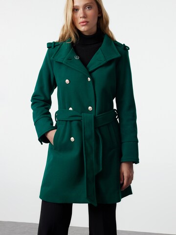 TrendyolPrijelazni kaput - zelena boja: prednji dio